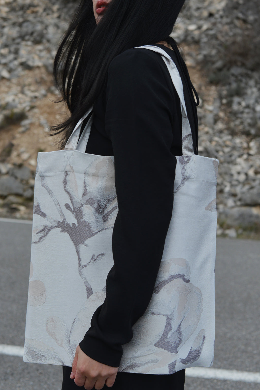Silver Magnolia - Totebag classic